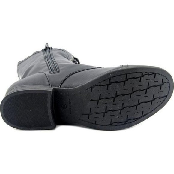 American Rag Afaylln Mid-Calf Lace-Up Boot, Black - Picture 3 of 3